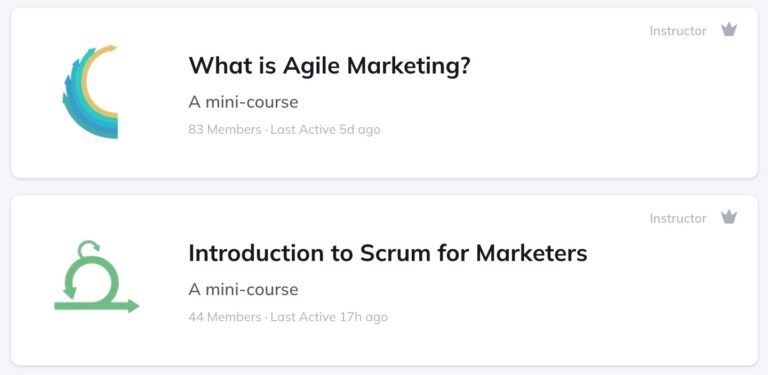 Agile Marketing courses